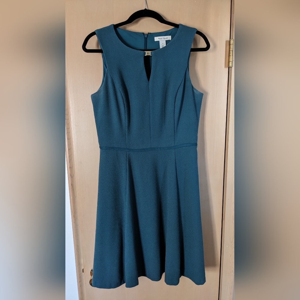 White House Black Market Teal Dress